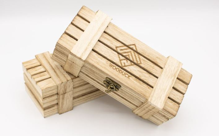 WooDuck houten zonnebril met gepolariseerde glazen