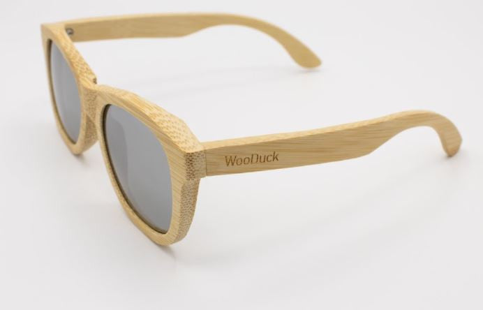 WooDuck houten zonnebril met gepolariseerde glazen