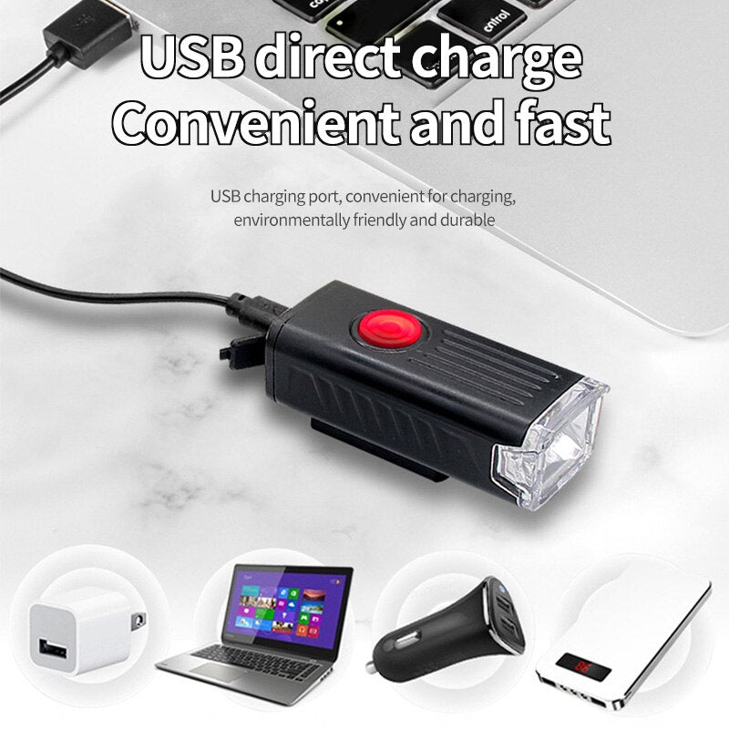 Klein maar krachtige USB fietslamp - 400 Lumen
